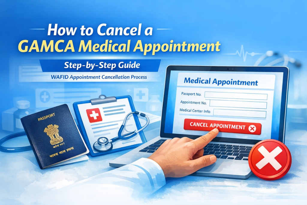 How to Cancel a GAMCA Medical Appointment – Step-by-Step Guide